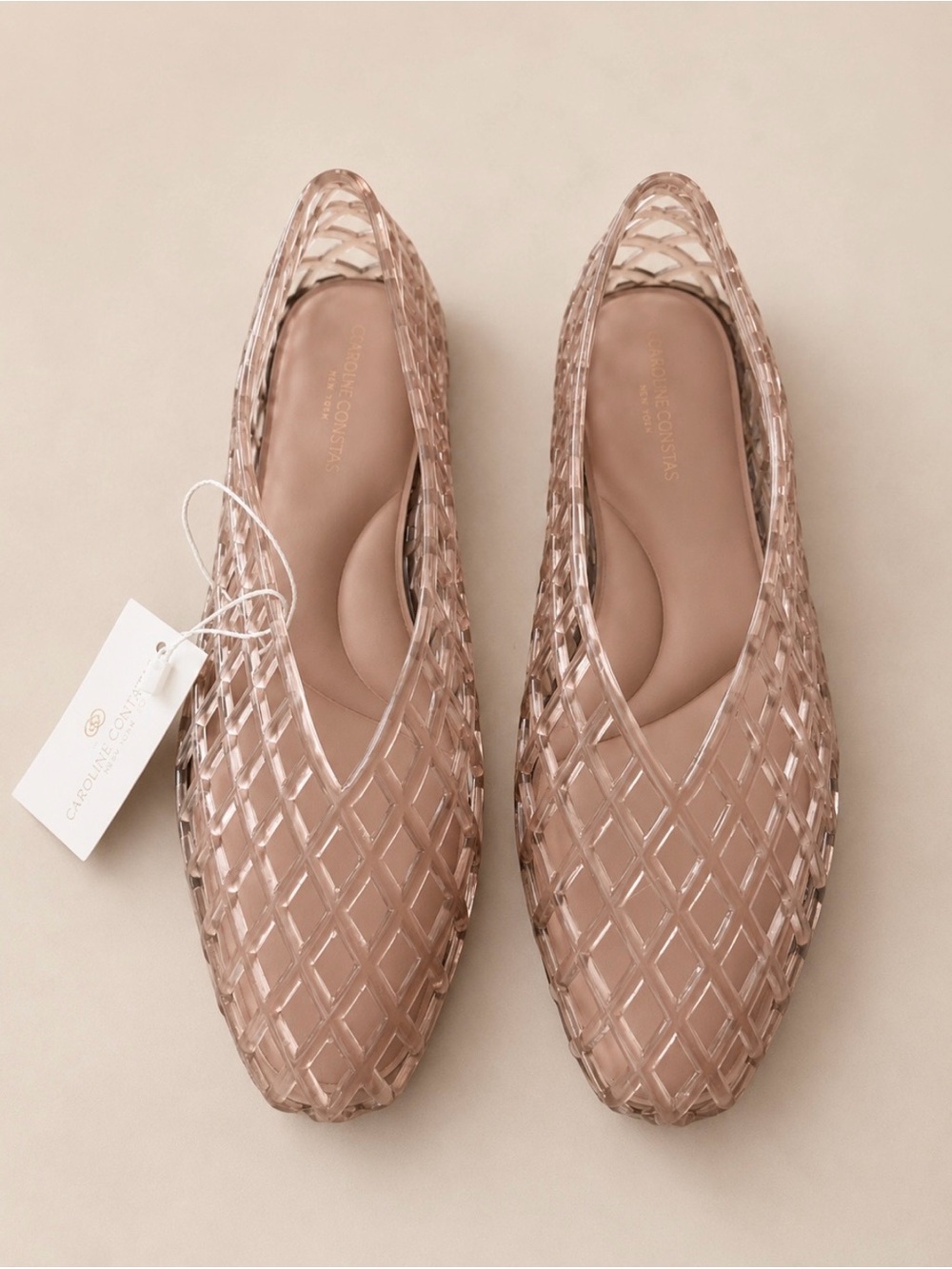 Caroline Constas jelly flats
